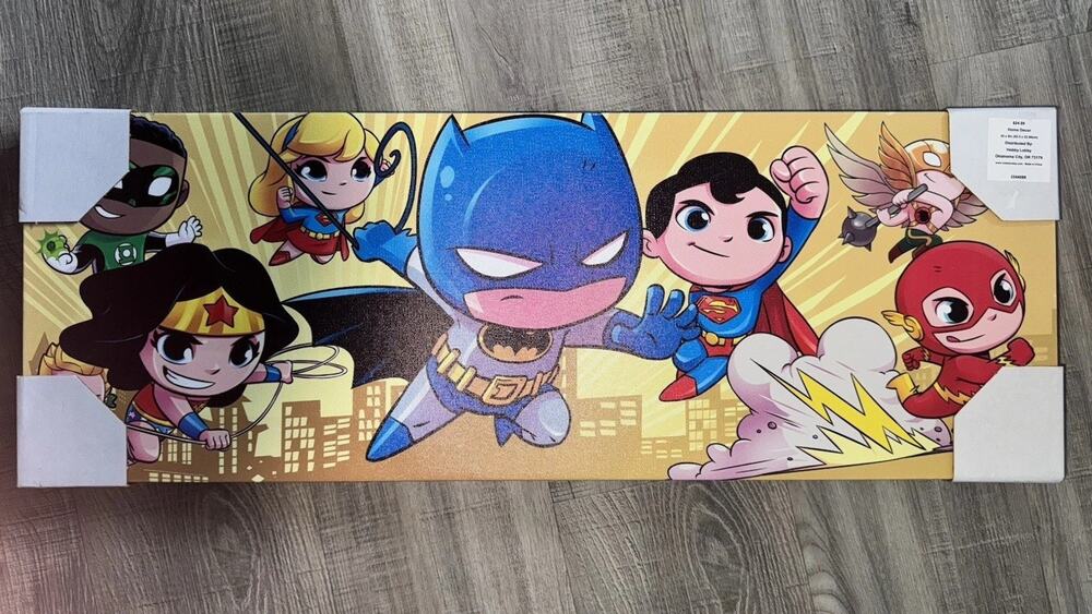 DC Comics Justice League Chibi Superheroes Canvas Wall Art Hobby Lobby New